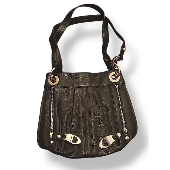 B. Makowsky Durango Soft Leather Convertible Crossbody Shoulder Handbag … - Picture 1 of 6